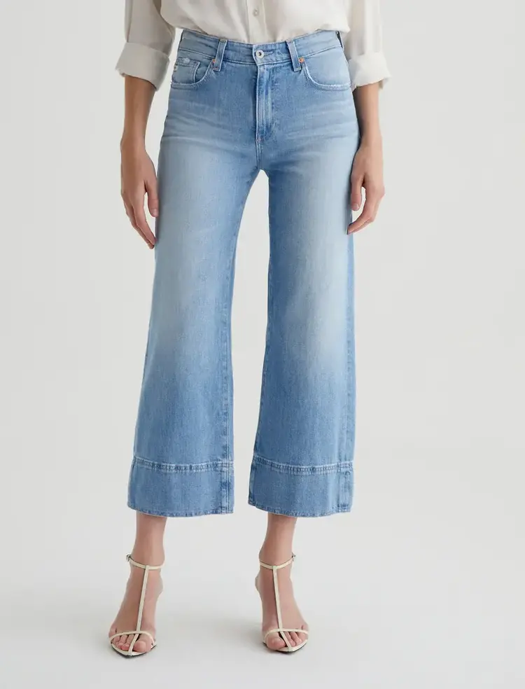 AG Denim Saige Wide Leg Crop - Dana Point