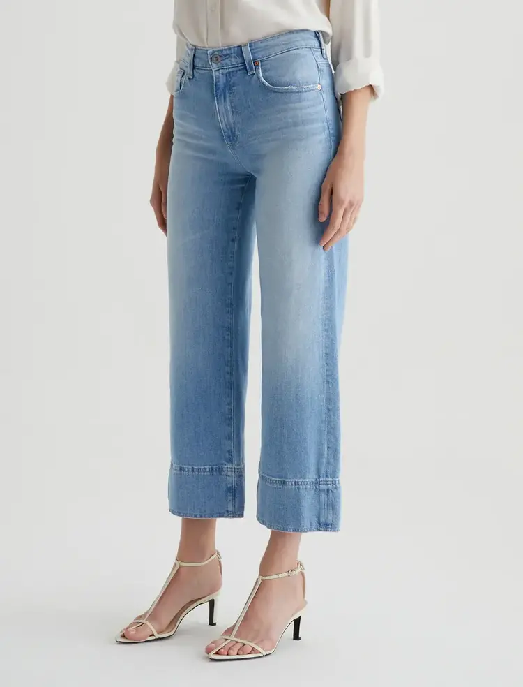 AG Denim Saige Wide Leg Crop - Dana Point