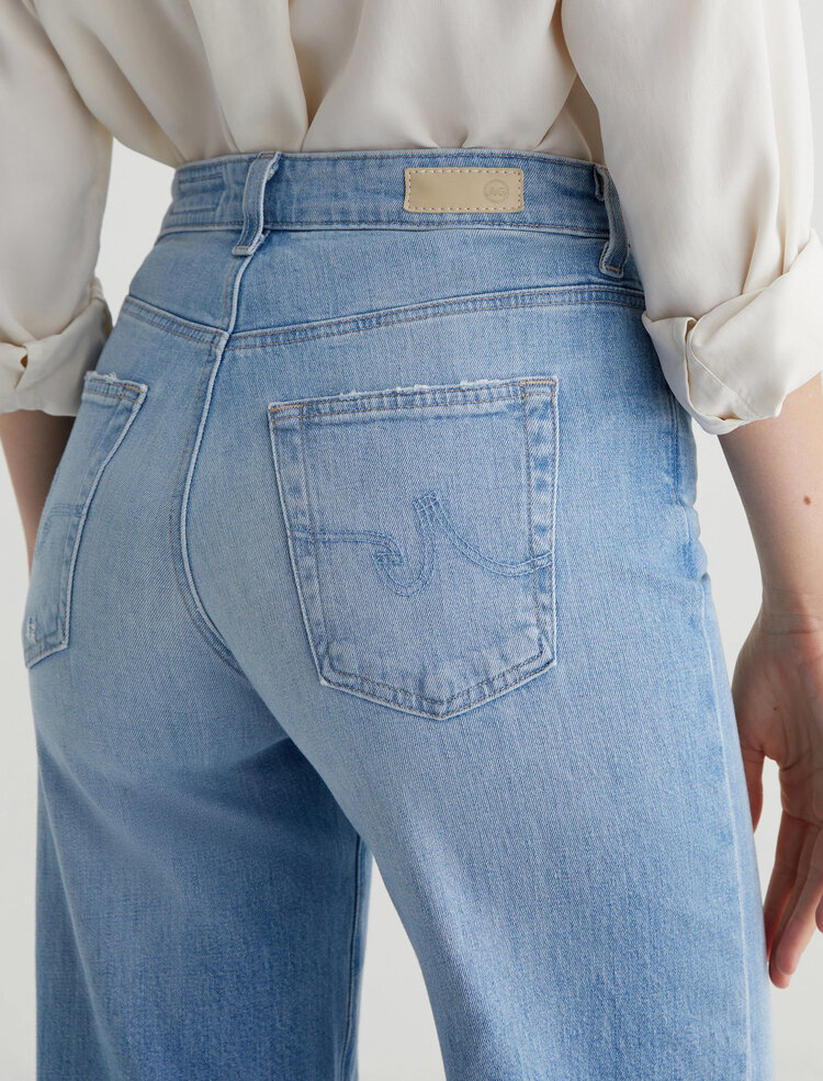 AG Denim Saige Wide Leg Crop - Dana Point