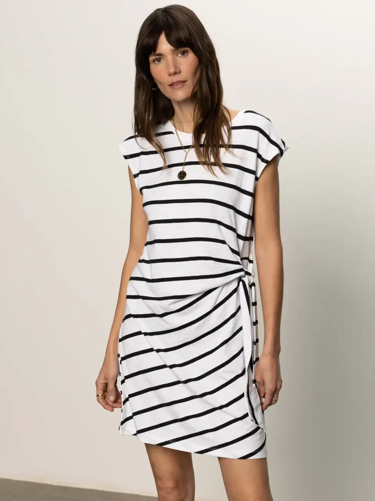 ワンピース THEREDTHREAD S tie shirt dress ワンピース THEREDTHREAD S tie shirt dress THEREDTHREAD / ザ