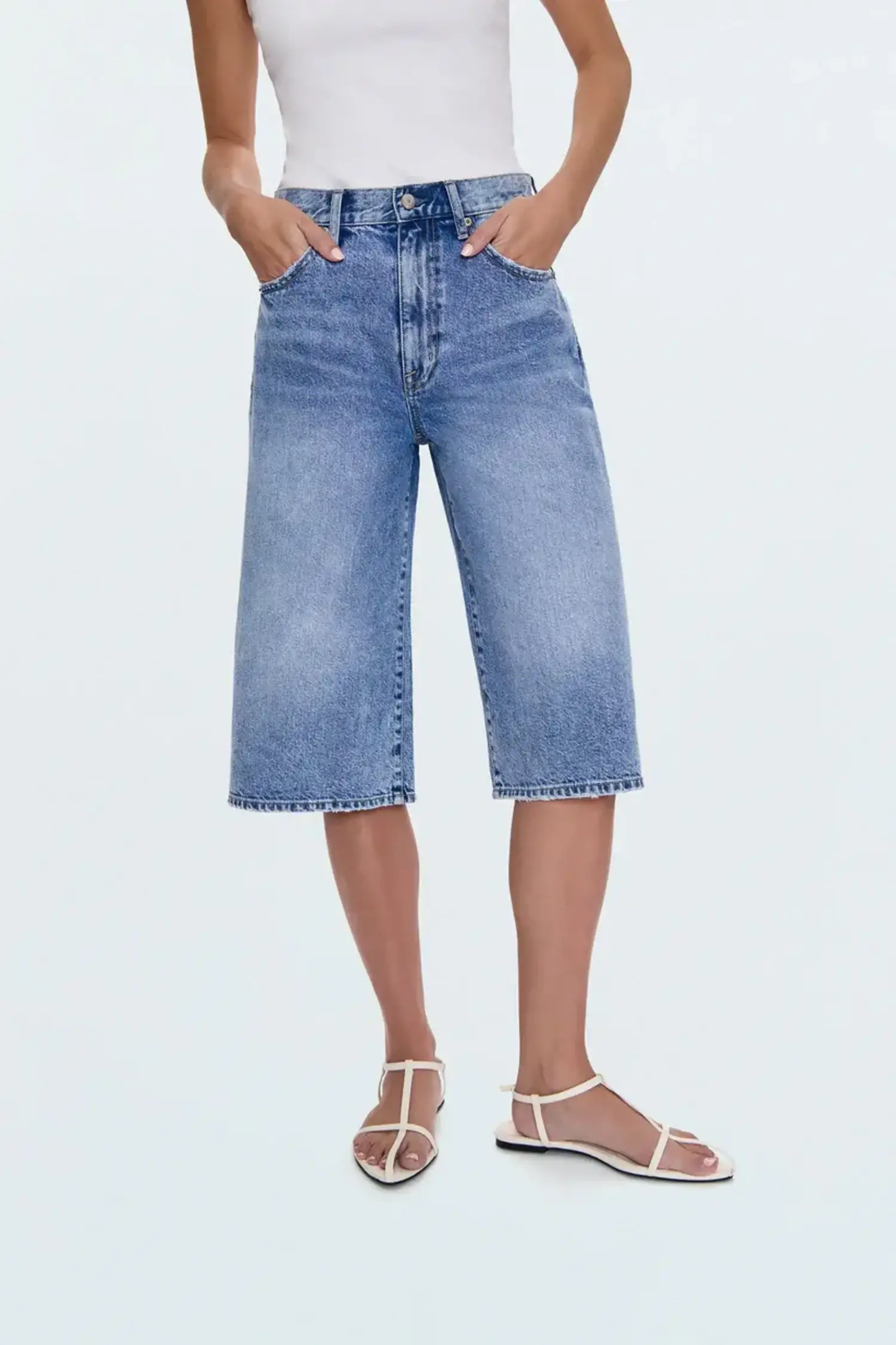 Pistola | Linden High Rise Long Short - Bungalow - Tryst Boutique