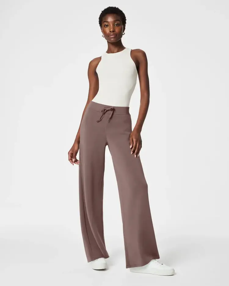 Spanx Air Essentials Wide Leg Pant Smoke
