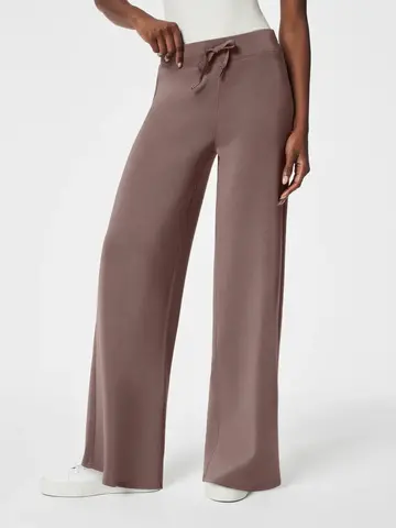 Spanx Air Essentials Wide Leg Pant Smoke