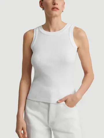 Citizens of Humanity ISABEL Rib Tank White
