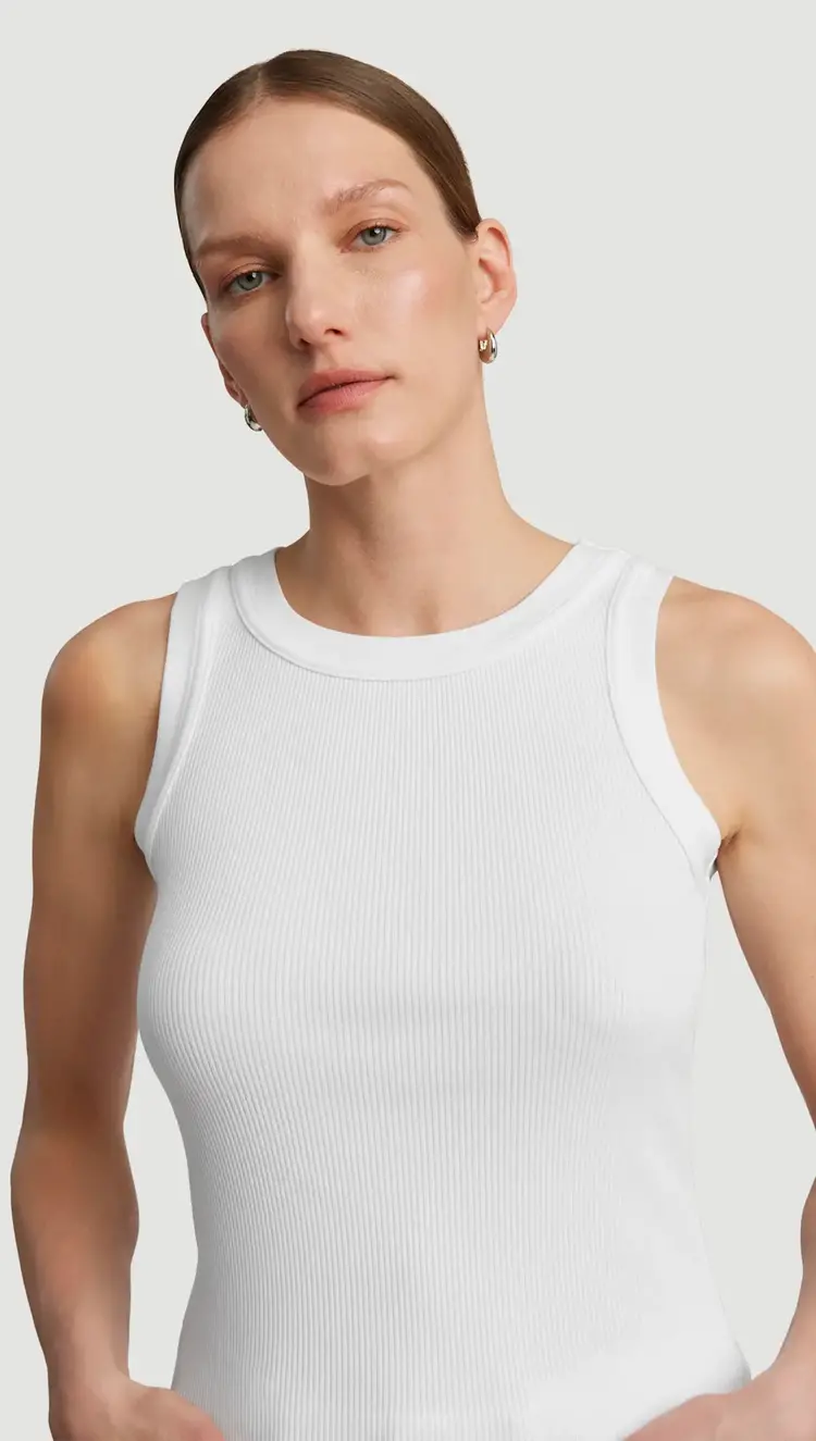 Citizens of Humanity ISABEL Rib Tank White