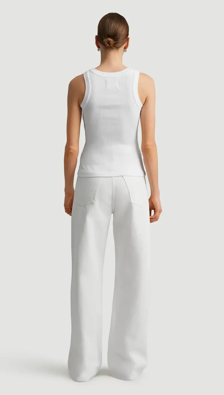 Citizens of Humanity ISABEL Rib Tank White