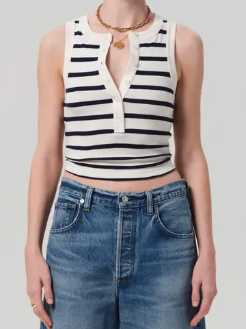 Citizens of Humanity CARALYN Tank Azure Stripe