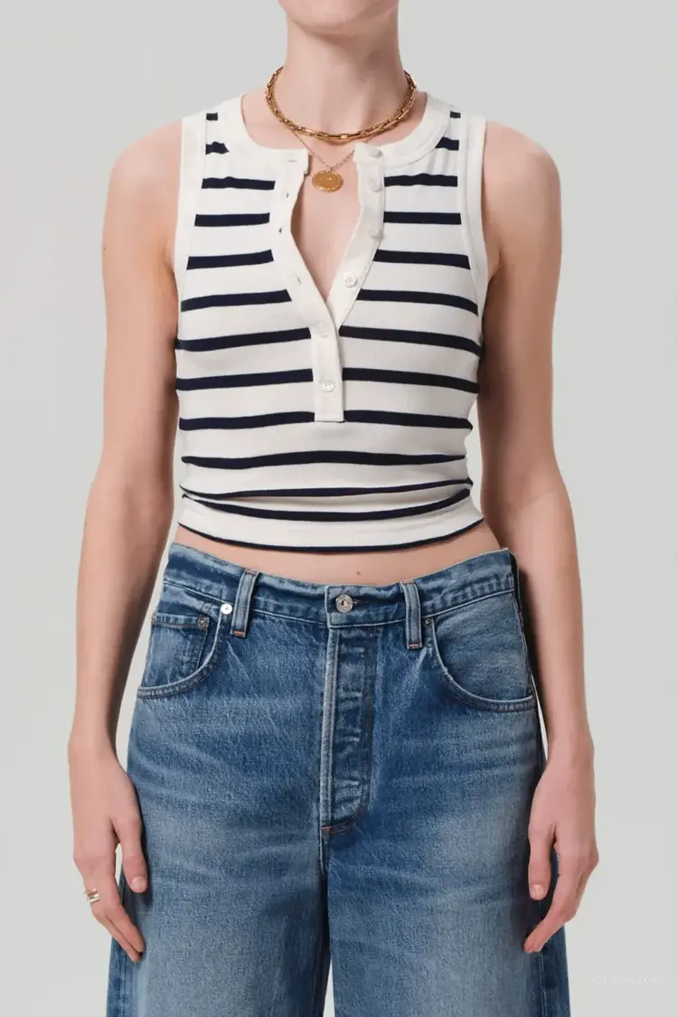 Citizens of Humanity CARALYN Tank Azure Stripe