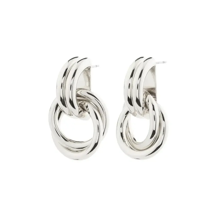 Pilgrim Jewellery AGNI Earrings Silver