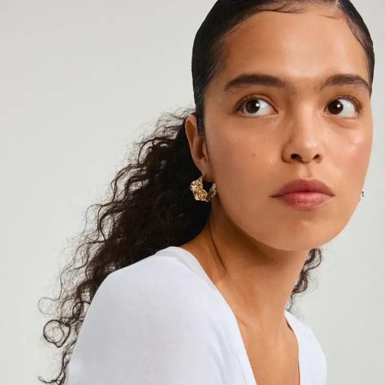 Pilgrim Jewellery ECLIPSE Hoops Gold