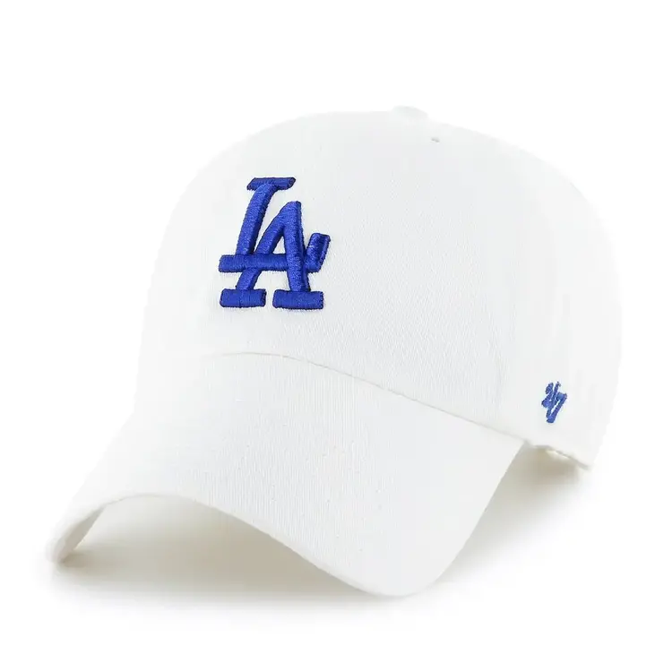 47 Brand MLB Clean Up Cap LA Dodgers White