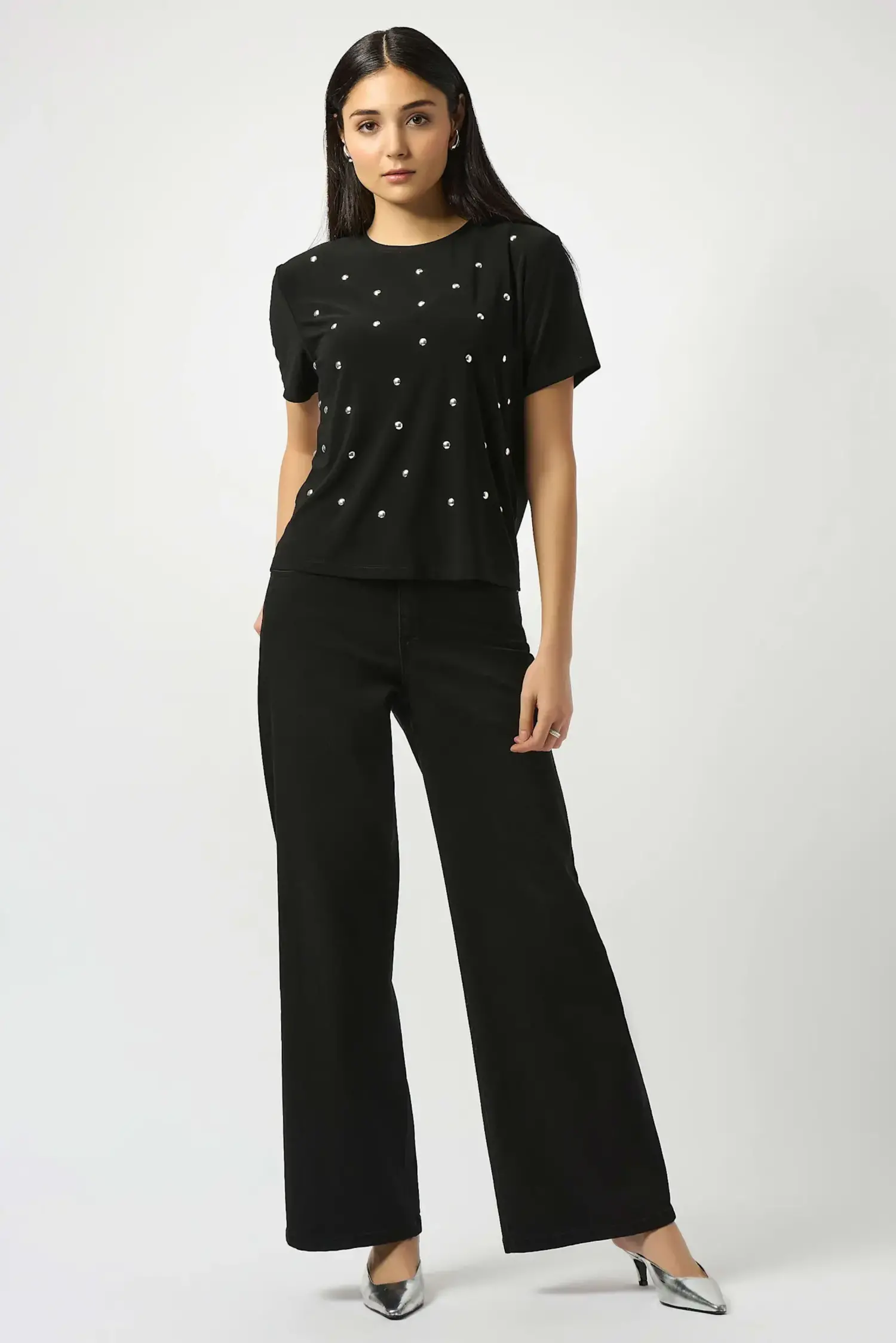Joseph Ribkoff | Goldie Classic Wide Leg Pant Black - Tryst Boutique