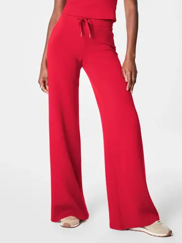 Spanx AIR ESSENTIALS Wide Leg Pant Red