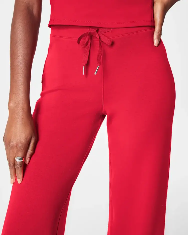 Spanx AIR ESSENTIALS Wide Leg Pant Red