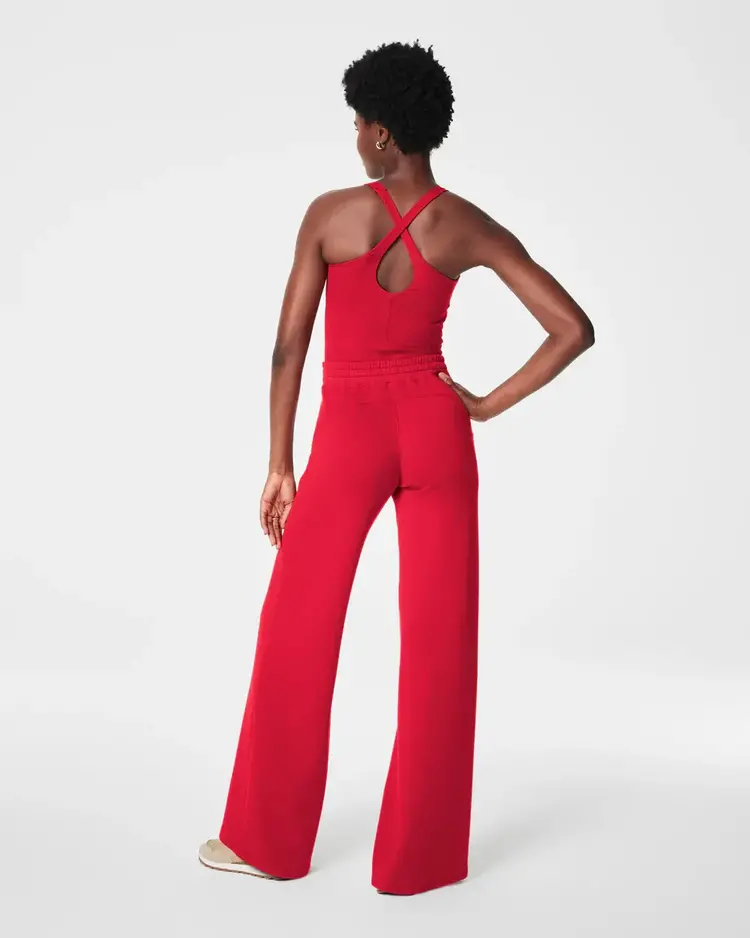 Spanx AIR ESSENTIALS Wide Leg Pant Red