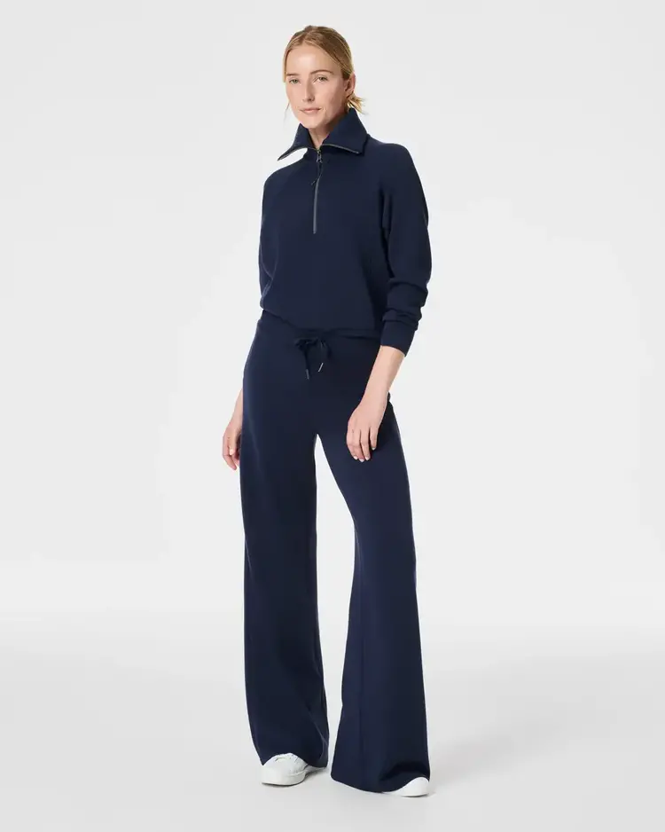 Spanx AirEssentials Half Zip Timeless Navy