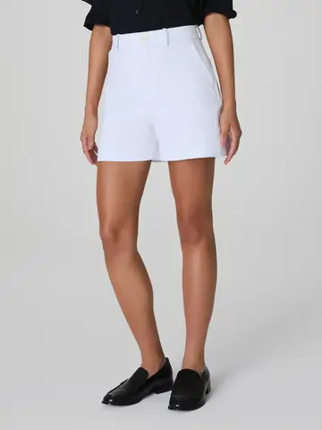 Spanx Stretch Twill Short 5" White