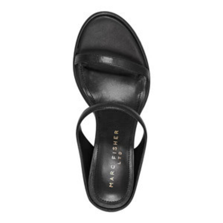 Marc Fisher ALONDE Heel Black Ziggy Nappa