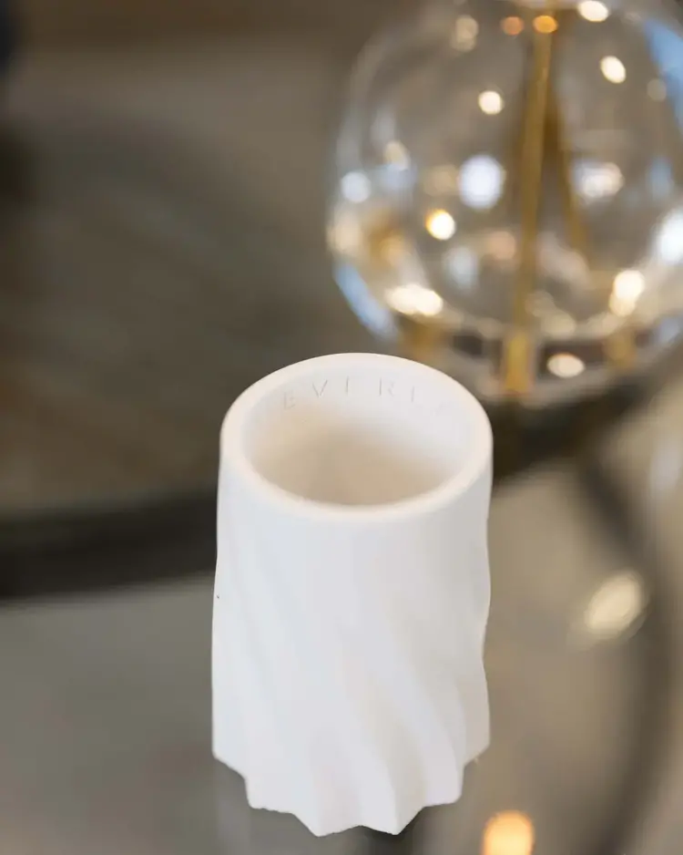 Everlasting Candle Company White Concrete Match Set