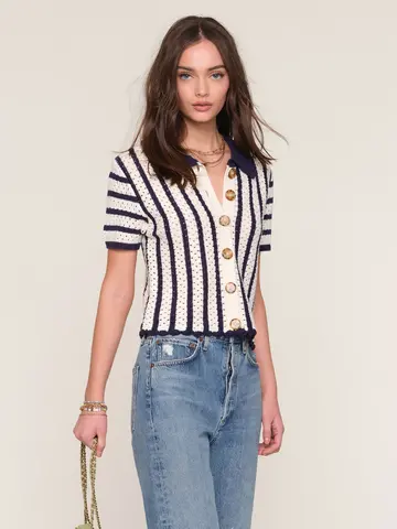 Heartloom Jaina Cardi Indigo