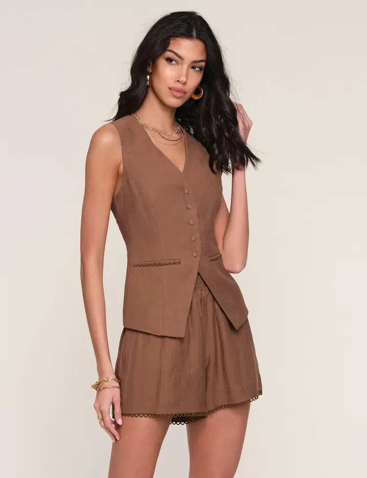 Heartloom Campari Vest Mocha