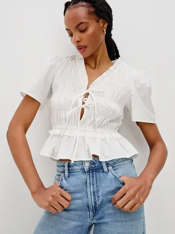 Rails Portia Top White