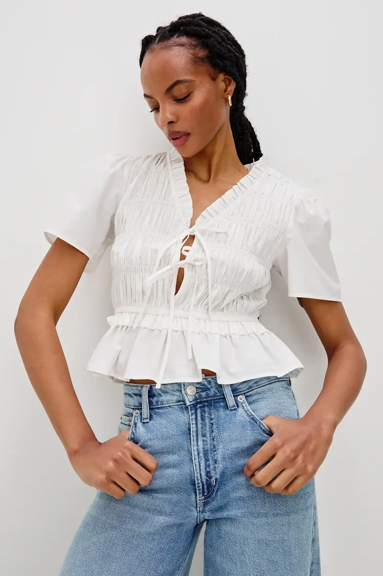 Rails Portia Top White