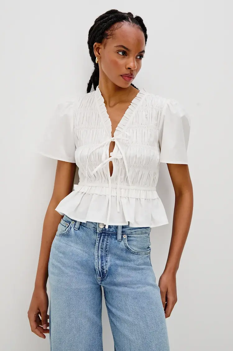 Rails Portia Top White