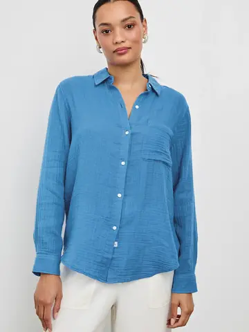 Rails Ellis Button Down Shirt French Blue