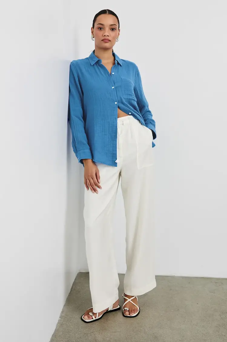 Rails Ellis Button Down Shirt French Blue