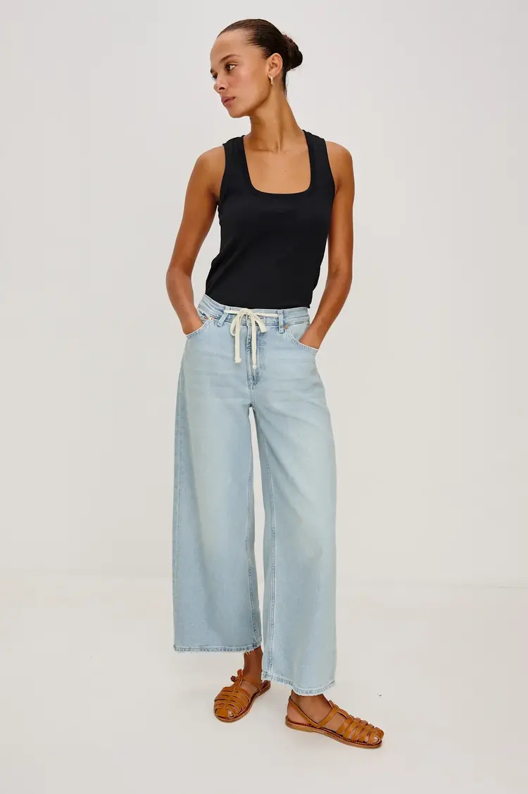 Rails Angeleno Wide Leg Crop Scuba