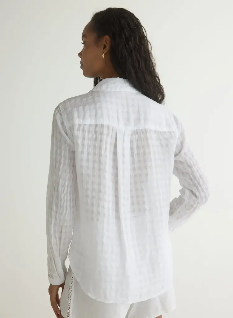 Bella Dahl Clean Front Button Down White