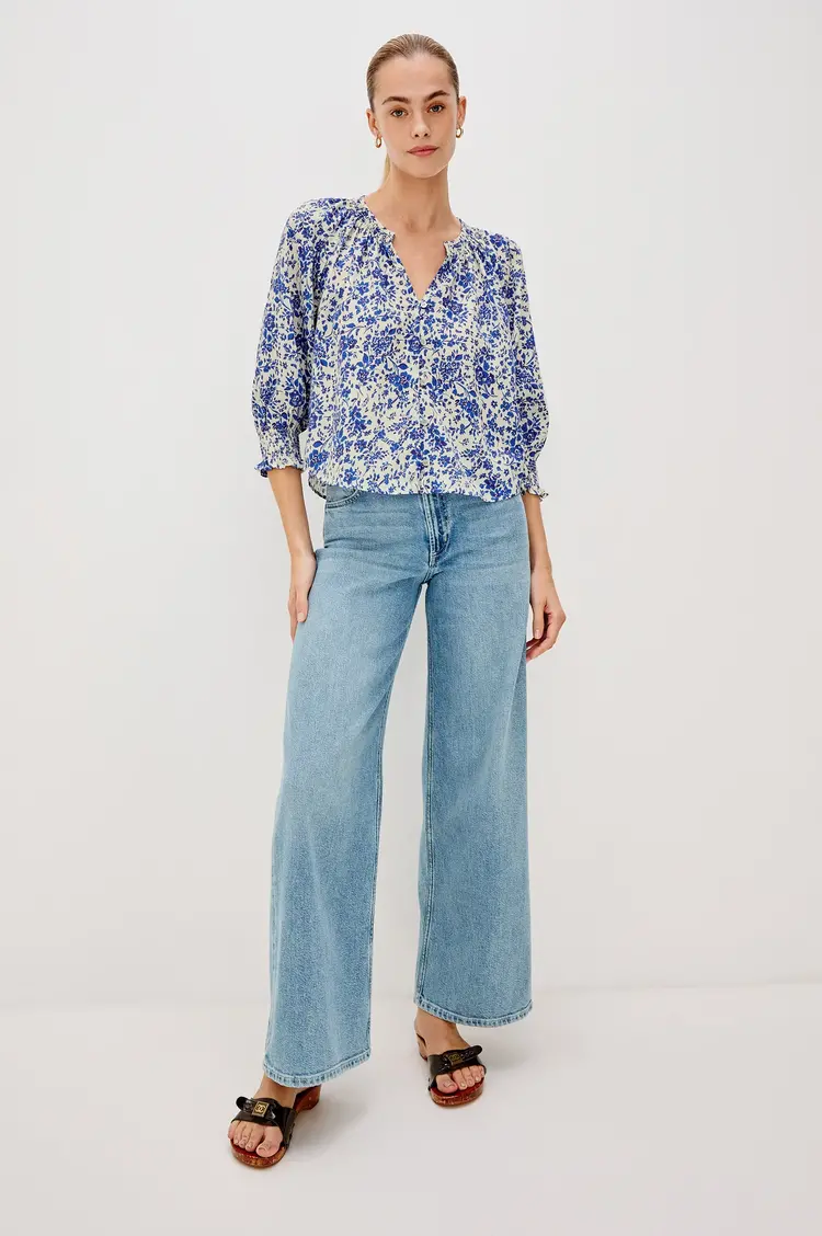 Rails Mariah Top Blue Marguerite