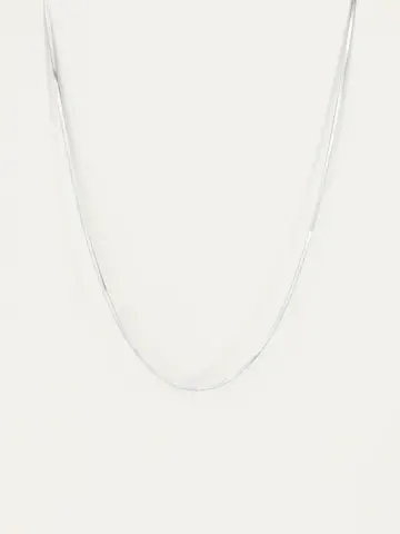 Jenny Bird Zeina Slim Chain Platinum