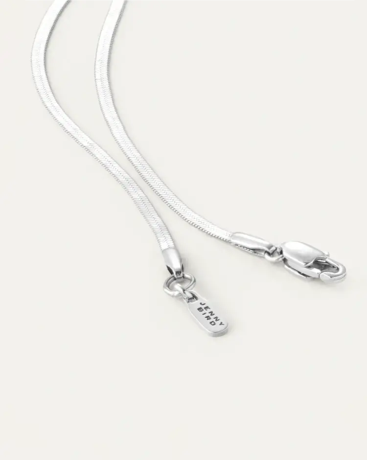 Jenny Bird Zeina Slim Chain Platinum