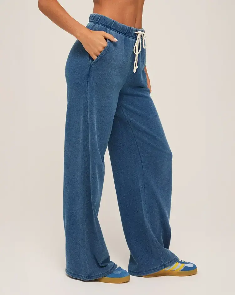 ZSupply Hunter Knit Denim Pant Indigo