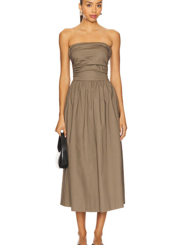 Pistola Florence Strappy Back Dress Driftwood