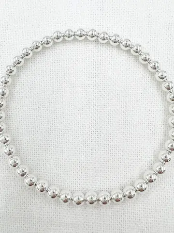 Saskia De Vries Silver Leave- On 4mm