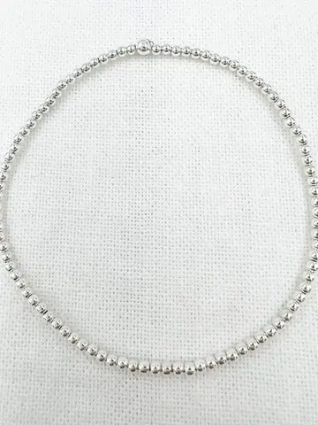 Saskia De Vries Silver Leave- On 2mm