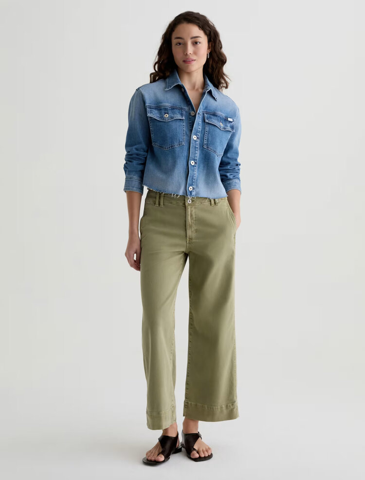 AG Denim Valleta Utility Shirt Jacket Abyss