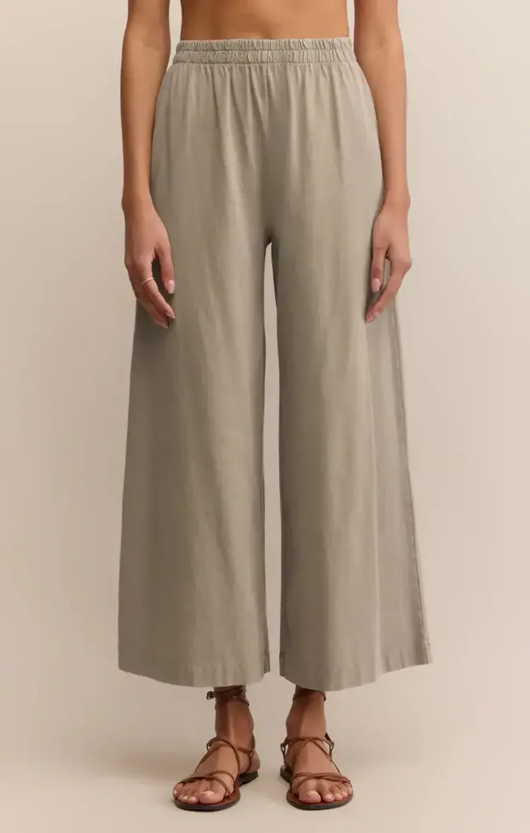 ZSupply SCOUT Jersey Crop Flare Pant Retreat