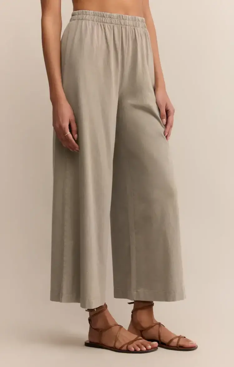 ZSupply SCOUT Jersey Crop Flare Pant Retreat