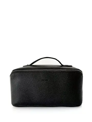 Pixie Mood Gem Toiletry Case Black Pebbled