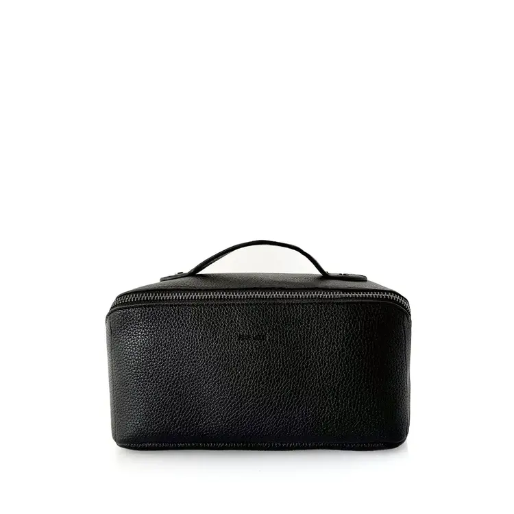 Pixie Mood Gem Toiletry Case Black Pebbled