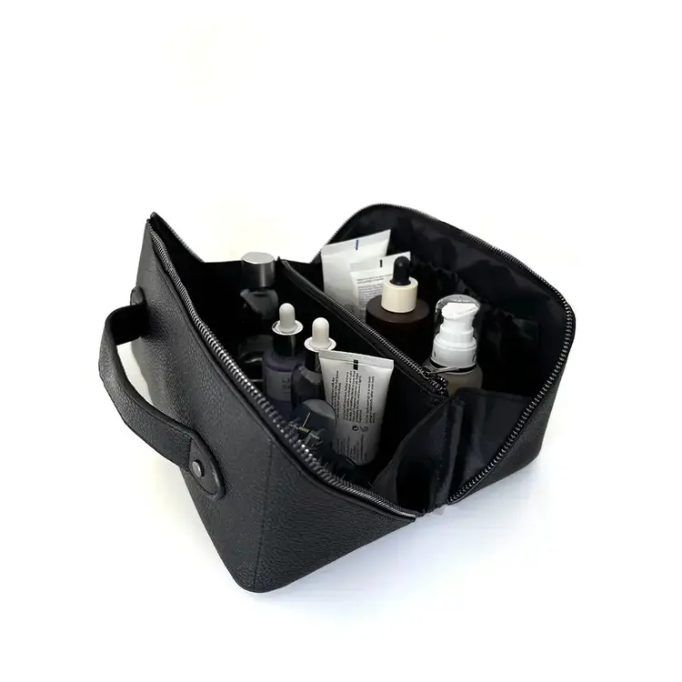 Pixie Mood Gem Toiletry Case Black Pebbled