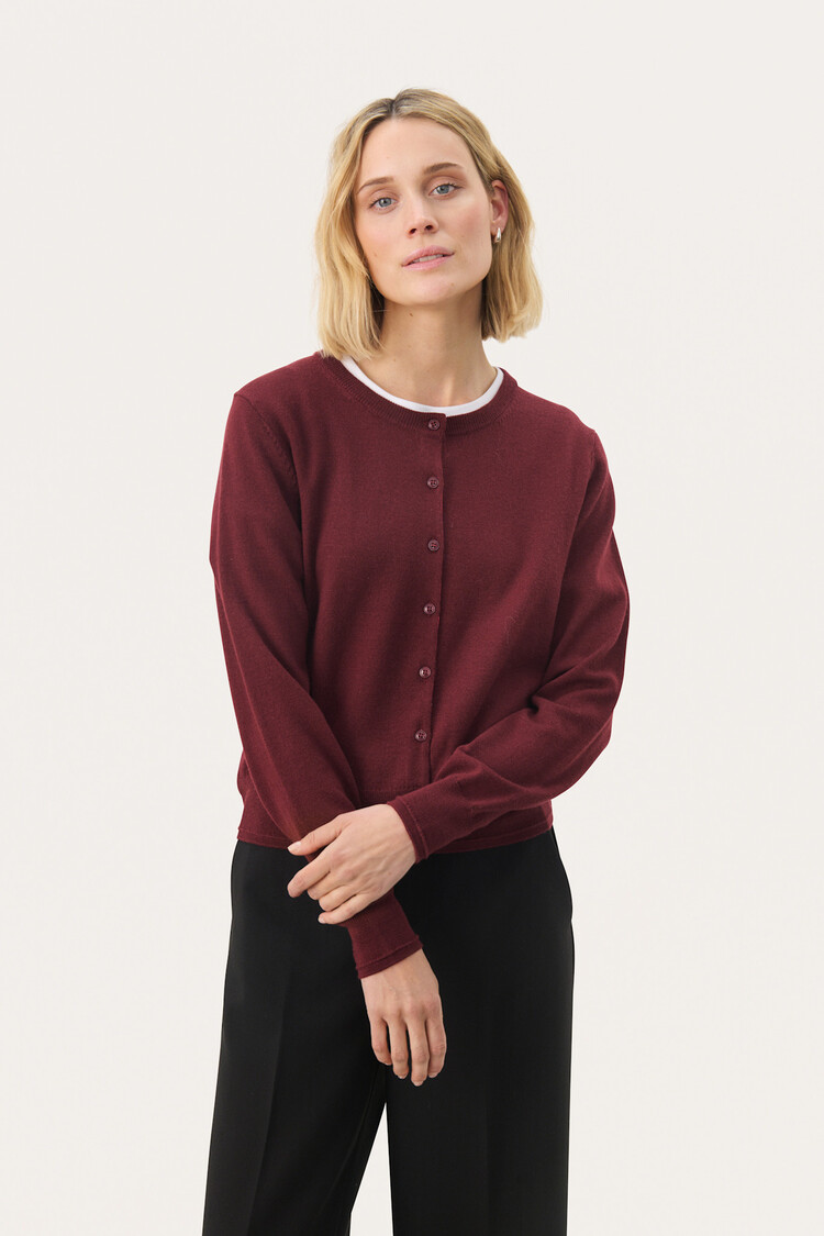 Part Two Neolani Cardigan Tawny Port