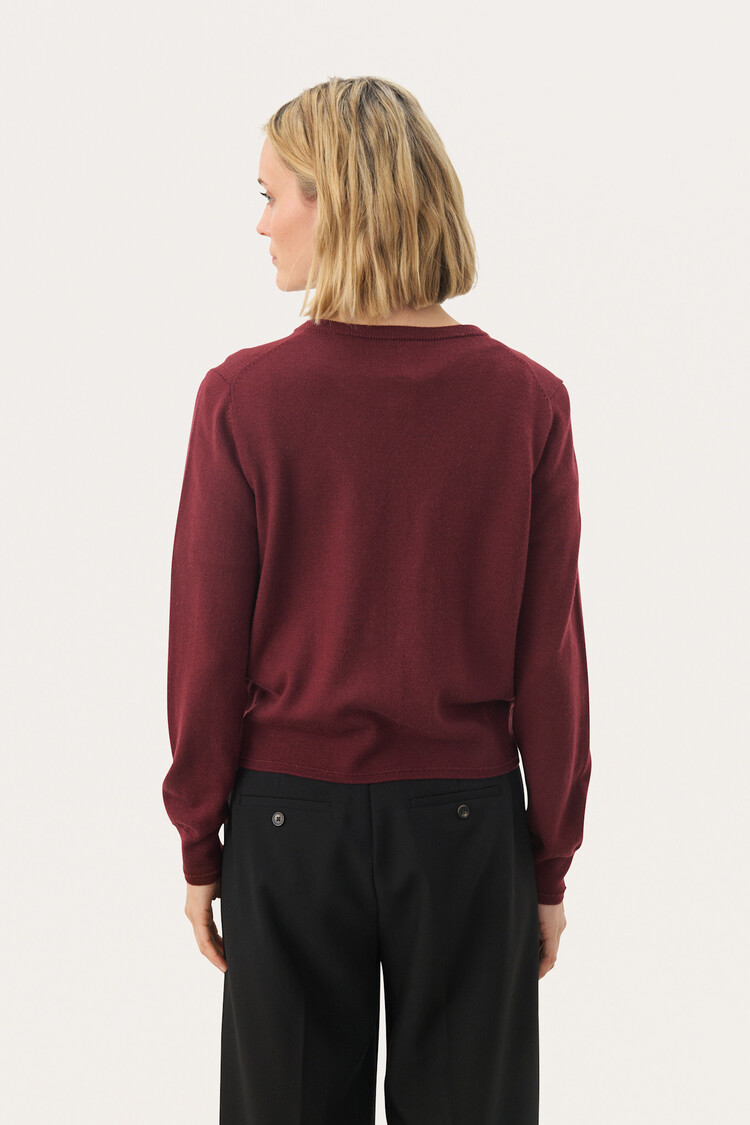 Part Two Neolani Cardigan Tawny Port