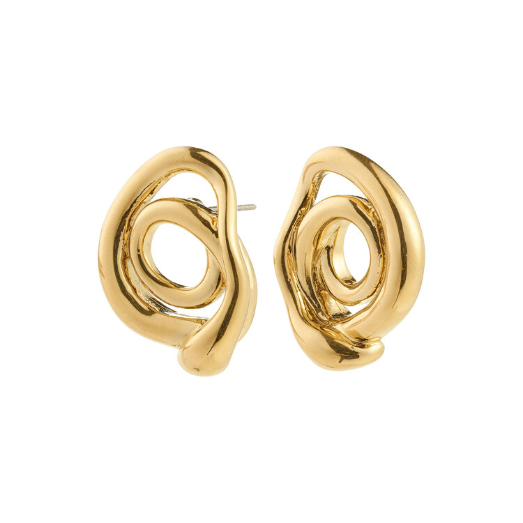 Pilgrim Jewellery UNFOLD Earrings Gold