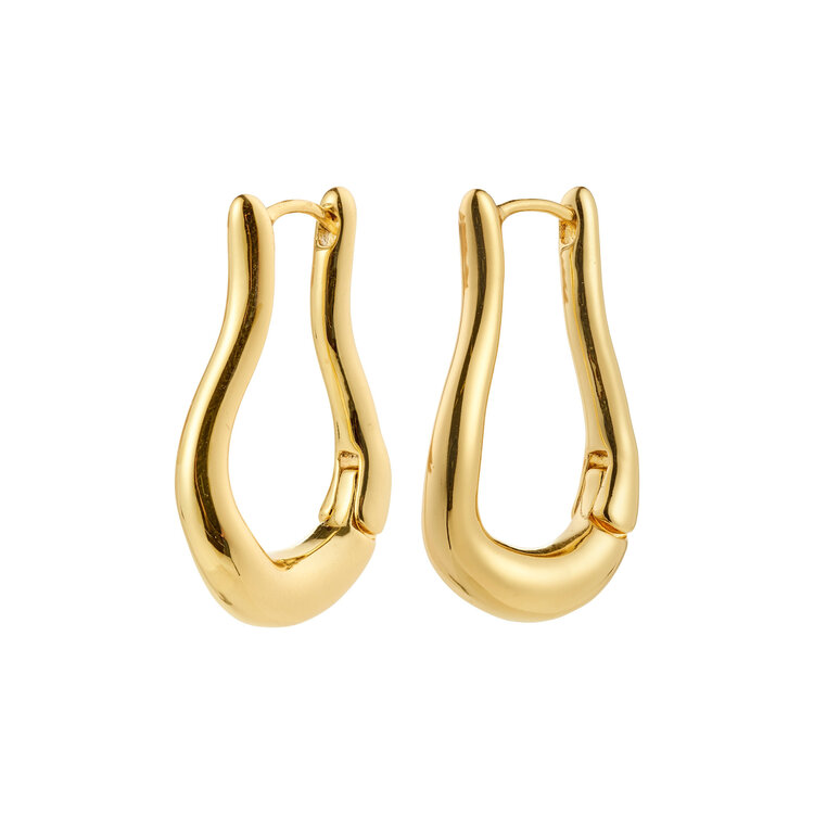 Pilgrim Jewellery UNFOLD Hoops Gold