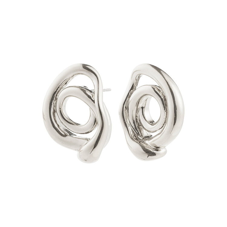 Pilgrim Jewellery UNFOLD Earrings Silver